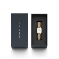 Orologio Daniel Wellington Donna PETITE&QUADRO WITH STONES IN BEZEL in Acciaio DW00100668 - DW00100668